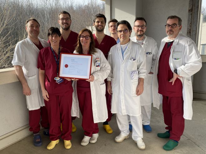 Per l'Urologia è la seconda certificazione Eusp ottenuta